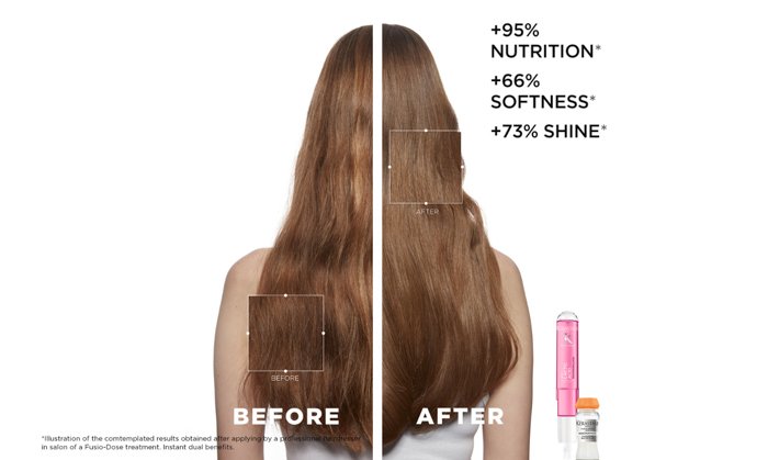 Impressive hair care results with Fusio Dose